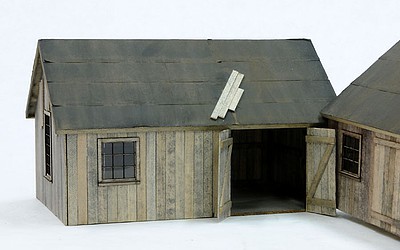 Banta Blacksmith Shop Annex add on HO Scale Model Railroad Building Kit #2126