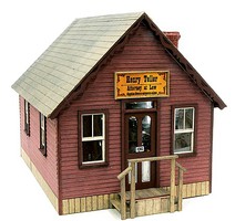 Banta Henry Tellers Law Office HO Scale Model Railroad Building Kit #2140