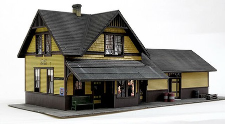 Banta Ophir Depot HO Scale Model Railroad Building Kit #2158
