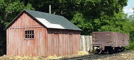 Banta Ridgway Sandhouse O Scale Model Railroad Building Kit #6110