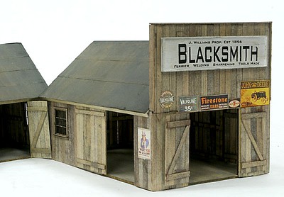 Banta Blacksmith Shop O Scale Model Railroad Building Kit #6125