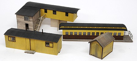 Banta Vance Junction Outbuildings O Scale Model Railroad Building Kit #6161