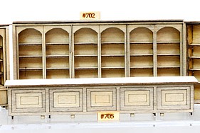 Banta 6 Wide Cabinet O Scale Model Railroad Building Accessory Kit #702