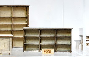 Banta Short Shelf Unit O Scale Model Railroad Building Accessory Kit #708