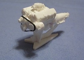 BNL 1/24-1/25 Chevy 454 Single Carb Engine Kit BNL 1/24-1/25 Chevy 454 Single Carb Engine Kit