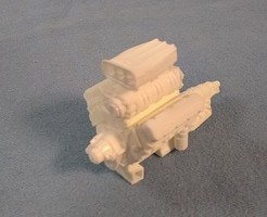 BNL 1/24-1/25 Chevy 582 Blown Engine Kit BNL 1/24-1/25 Chevy 582 Blown Engine Kit
