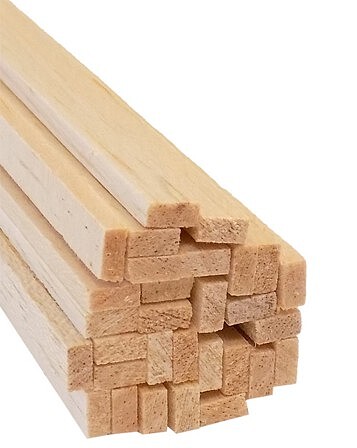 Midwest Balsa Wood Strip, 36 x 1/4 x 1/2