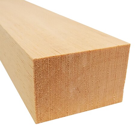 Bud Nosen Balsa Wood Sticks - 1/16 x 1/2 x 36, Pkg of 24