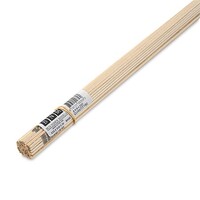 BudNosen Basswood Sticks 3/32'' x 3/32'' x 24'' (60) Hobby and Craft Basswood Strips #3202