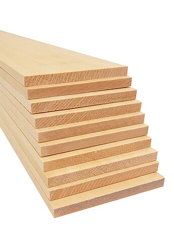 Bud Nosen Balsa Wood Sticks - 1/8 x 3/8 x 36, Pkg of 20