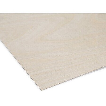 BudNosen Birch Plywood 1/8 x 12 x 12 3 ply sheets (6) Hobby and Craft