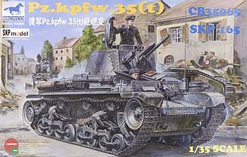 Bronco Pz.Kpfw.35(t) Light Tank Plastic Model Military Vehicle Kit 1/35 Scale #35065