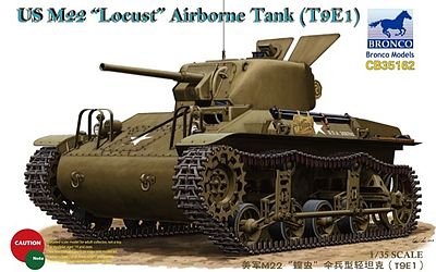Bronco M22 Locust Airborne Tank Plastic Model Tank Kit 1/35 Scale #35162