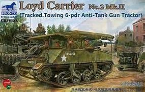 Bronco Loyd Carrier No.2 Mk.II Tracked Towing Plastic Model Military Vehicle Kit 1/35 Scale #35188