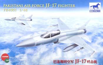 Bronco Chinese/Pakistani JF-17 Fighter Plastic Model Airplane Kit 1/48 Scale #4001