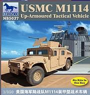 Bronco USMC M114 Armored Tactical Vehicle Plastic Model Military Vehicle Kit 1/350 Scale #5037