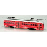 Bowser San Francisco F Line PCC Streetcar HO Scale Model Train Streetcar #12461 Bowser San Francisco F Line PCC Streetcar HO Scale Model Train Streetcar #12461