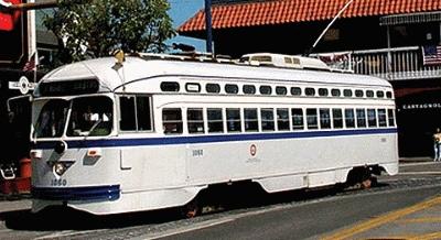 Bowser San Francisco F Line PCC Newark Public Service Coor Tran HO Scale Model Train Streetcar #12560