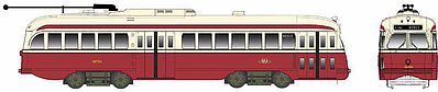 Bowser Kansas City-Style PCC Streetcar Toronto Transit 4777 HO Scale Model Train Passenger Car #12910