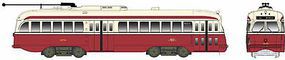 Bowser Kansas City-Style PCC Streetcar Toronto Transit 4777 HO Scale Model Train Passenger Car #12912