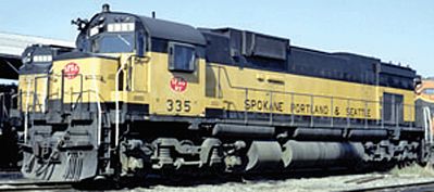 Bowser Alco C636 Spokane, Portland & Seattle #341 HO Scale Model Train Diesel Locomotive #23587