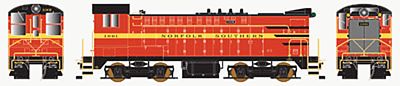 Bowser Baldwin DS-4-4-1000 - Tsunami Sound & DCC - Executive Line Norfolk Southern - Original #1001 (red, black, yellow) - HO-Scale