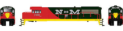Bowser GE U25B DC Nacionales de Mexico #7613 HO Scale Model Train Diesel Locomotive #23838