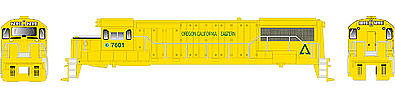 Bowser GE U25B DC -Oregon, California & Eastern #7601 HO Scale Model Train Diesel Locomotive #23849