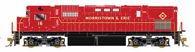 Bowser Alco C430 DCC Morristown & Erie #17 (red, black) HO Scale Model Train Diesel Locomotive #23924