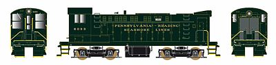 Bowser Baldwin S12 DCC Pennsylvania Reading Seashore Lines HO Scale Model Train Locomotive #23953
