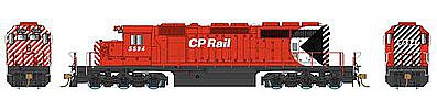 Bowser SD40-2 Canadian Pacific Rail #5594 with Sound HO Scale Model Train Diesel Locomotive #24140