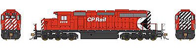 Bowser SD40-2 Canadian Pacific Rail #6041 with Sound HO Scale Model Train Diesel Locomotive #24145