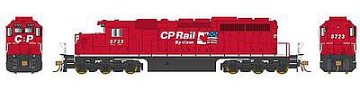 Bowser SD40-2 Canadian Pacific Rail #5726 with Sound HO Scale Model Train Diesel Locomotive #24161