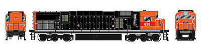 Bowser Milwaukee Class M636 DC WNY&PA #636 HO Scale Model Train Diesel Locomotive #24325