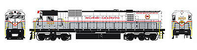 Bowser M636 with Sound Delaware-Lackawanna #3643 HO Scale Model Train Diesel Locomotive #24329