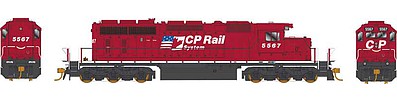 Bowser GMD SD40-2 Canadian Pacific Rail #5567 HO Scale Model Train Diesel Locomotive #24455