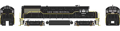Bowser GE U25B New York Central #2804 HO Scale Model Train Diesel Locomotive #24547
