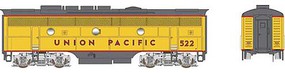 Bowser F-3B unit Union Pacific #522 DC HO Scale Model Train Diesel Locomotive #24577