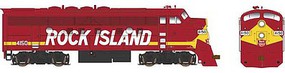 Bowser F-9AM with DCC Sound Rock Island #4150 HO Scale Model Train Diesel Locomotive #24601