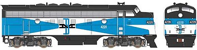 Bowser F-3A Boston & Maine Phase 4 #4228 DCC ready HO Scale Model Train Diesel Locomotive #24619