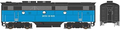 Bowser F-3B unit Boston & Maine Phase I #4224 DCC HO Scale Model Train Diesel Locomotive #24626