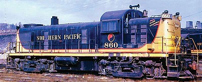 Bowser RS-3 Loco DC Northern Pacific #858 HO Scale Model Train Diesel Locomotive #24674