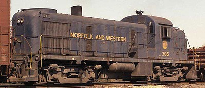 Bowser RS-3 Loco DC Norfolk & Western #300 HO Scale Model Train Diesel Locomotive #24679