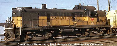 Bowser RS-3 Loco DC SP&S #93