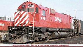 Bowser Montreal Locomotive Works M630 LokSound & DCC Executive Line Canadian Pacific 4573 (Action Red, 8'' Stripe, Lg Multimark, Exp. Tank, Ditc Bowser Montreal Locomotive Works M630 LokSound & DCC Executive Line Canadian Pacific 4573 (Action Red, 8'' Stripe, Lg Multimark, Exp. Tank, Ditc