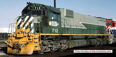 Bowser MLW M630 British Columbia Railway #707 DC HO Scale Model Train Diesel Locomotive #24861