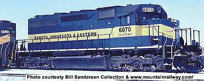 Bowser GMD SD40 DM&E #6082 DCC and Sound HO Scale Model Train Diesel Locomotive #24911