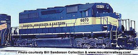 Bowser HO GMD SD-40 DM&E 6082 W/sd Bowser HO GMD SD-40 DM&E 6082 W/sd