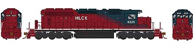 Bowser SD40-2 DC HLCX #6225