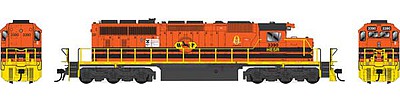 Bowser SD40-2 HESR/Marquette Rail #3390 DCC and Sound HO Scale Model Train Diesel Locomotive #25071